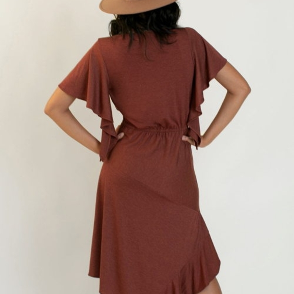 NWT JOYFOLIE | Ricarda Asymmetrical Boho Dress - Picture 3 of 4
